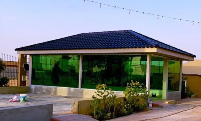 افضل تركيب مجالس زجاجية جاهزة ومظلات سيارات بالجنوب 