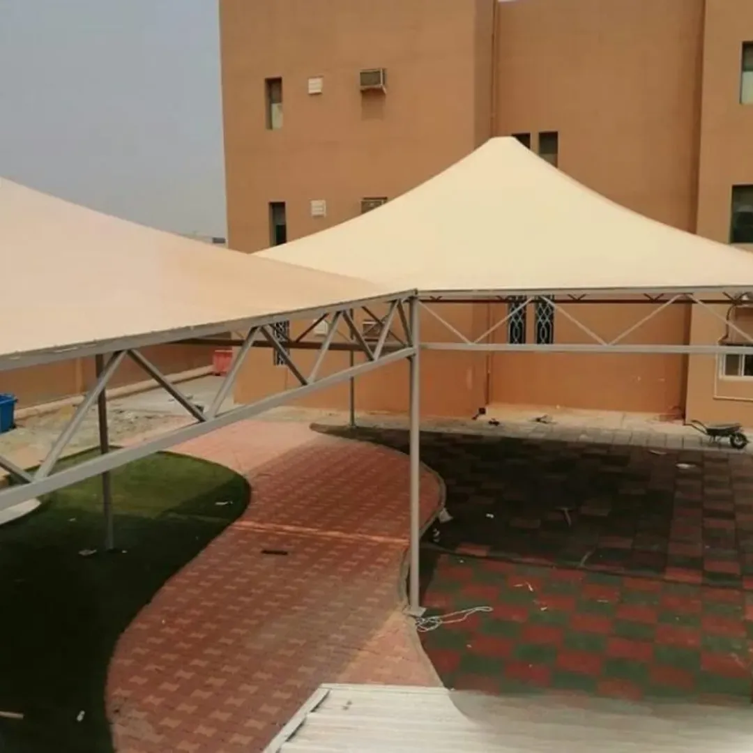 مظلات جلد PVCهرميه في بالجنوب: الجودة والمتانة بأسلوب عصري