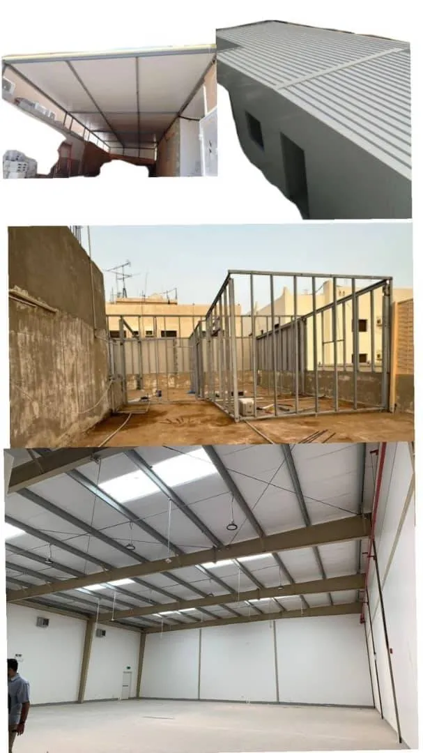 تصميم وتركيب هناجر ومستودعات ساندوتش بانل في أبها|والمواصفات