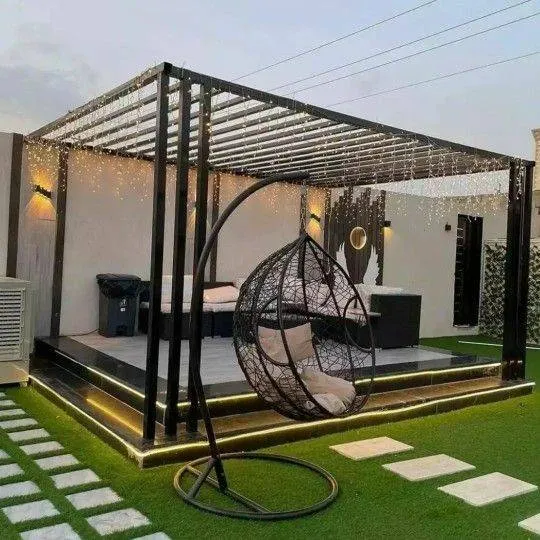 احدث تصاميم برجولات وجلسات خارجية في أبها|الفخامة والعصرية 