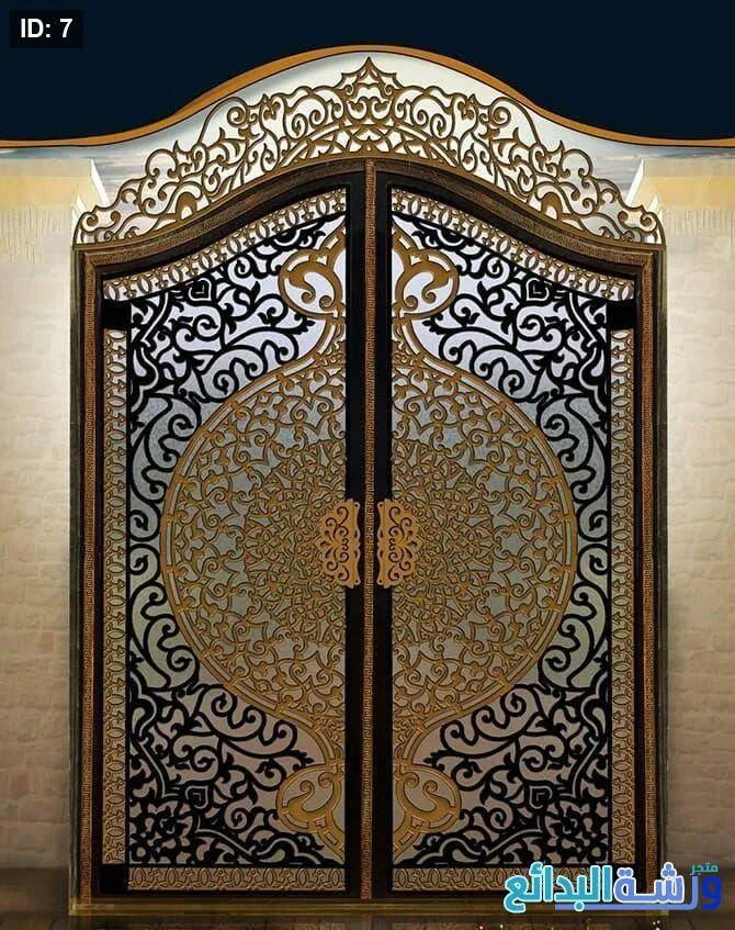 حداد أبواب منازل وفلل في أبها: أبواب حديد مودرن وكلاسيك