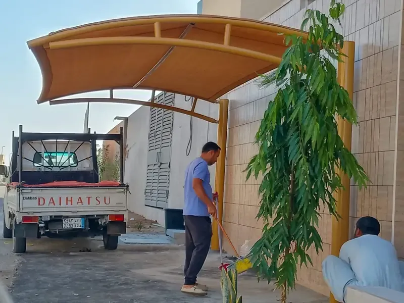 تركيب مظلات فرنسية حديثة في أبها 0534487888