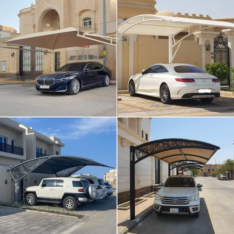 مظلات سيارات في أبها | تركيب مظلات سيارات بأفضل التصاميم