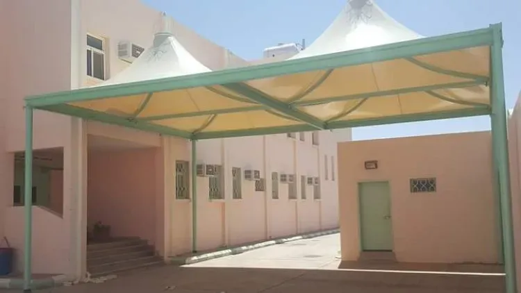 افضل تركيب أحدث مظلات مدارس في أبها 