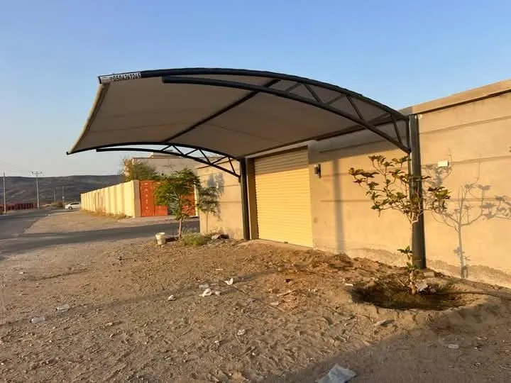 اشكال مظلات مواقف سيارات الحديثة في محايل عسير