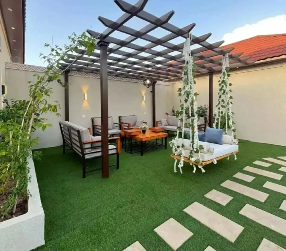 تصميم شلالات وجلسات لأحواش فلل ومنازل أبها والجنوب 