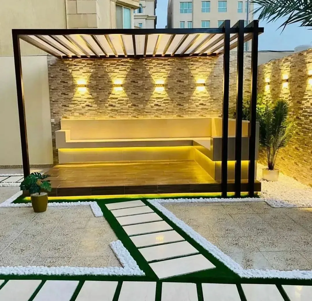 تصميم شلالات وجلسات لأحواش فلل ومنازل أبها والجنوب 