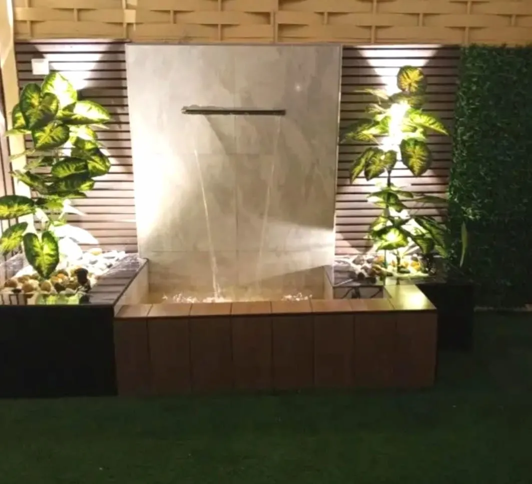 تصميم شلالات وجلسات لأحواش فلل ومنازل أبها والجنوب 