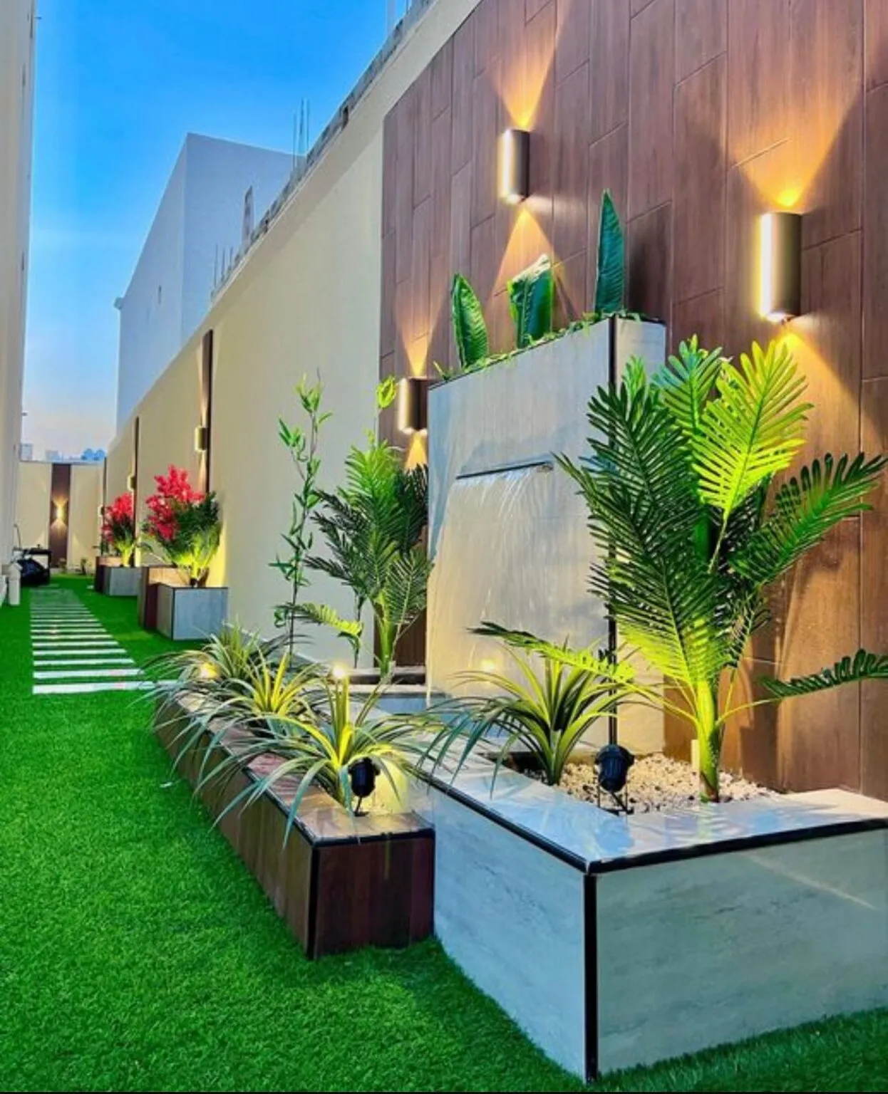 تصميم شلالات وجلسات لأحواش فلل ومنازل أبها والجنوب 