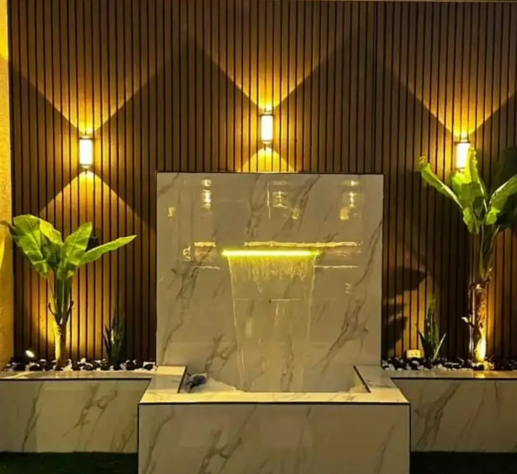 تصميم شلالات وجلسات لأحواش فلل ومنازل أبها والجنوب 