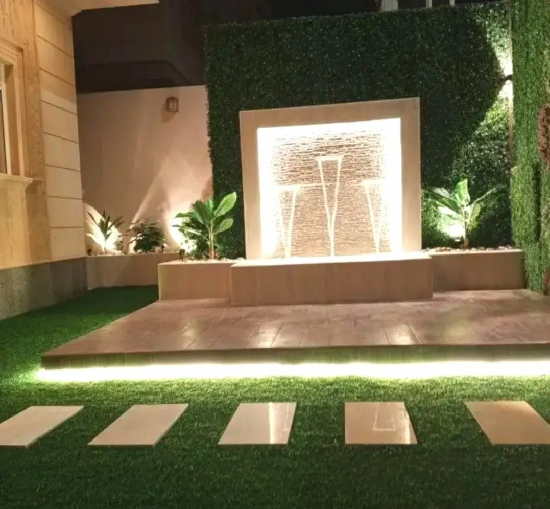 تصميم شلالات وجلسات لأحواش فلل ومنازل أبها والجنوب 