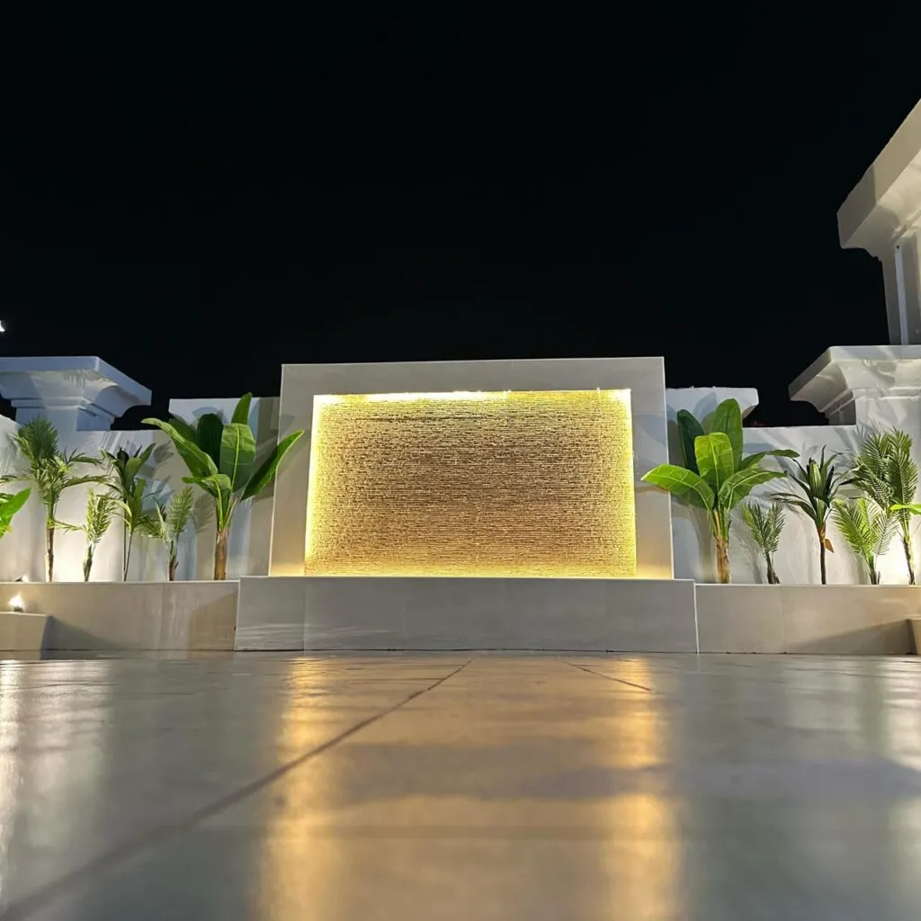 تصميم شلالات وجلسات لأحواش فلل ومنازل أبها والجنوب 