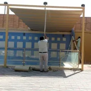 شركة تنفيذ أعمال مظلات متحركة بأسعار مناسبة بالجنوب 