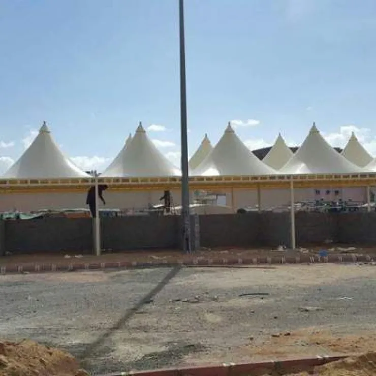 افضل تركيب مظلات هرمية حديثة لعام 2026في أبها 