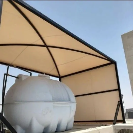 مظلات سحب يدوي ومظلات خزانات بالجنوب :حلول تظليل عملية 