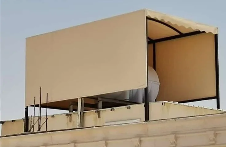 مظلات سحب يدوي ومظلات خزانات بالجنوب :حلول تظليل عملية 