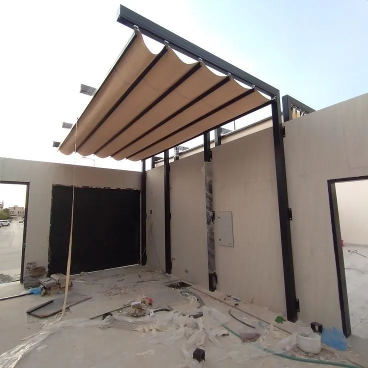 مظلات سحب يدوي ومظلات خزانات بالجنوب :حلول تظليل عملية 