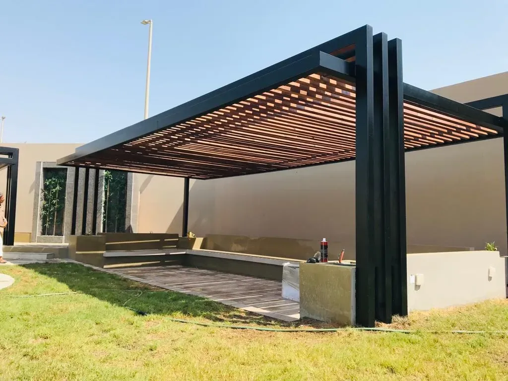 تكلفة تركيب برجولة أحواش بمساحة 20متر تقريبا في عسير