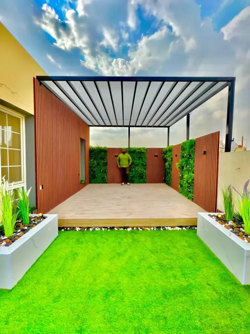 محداد مظلات جلسات خارجية وبرجولات في الجنوب وأبها وعسير