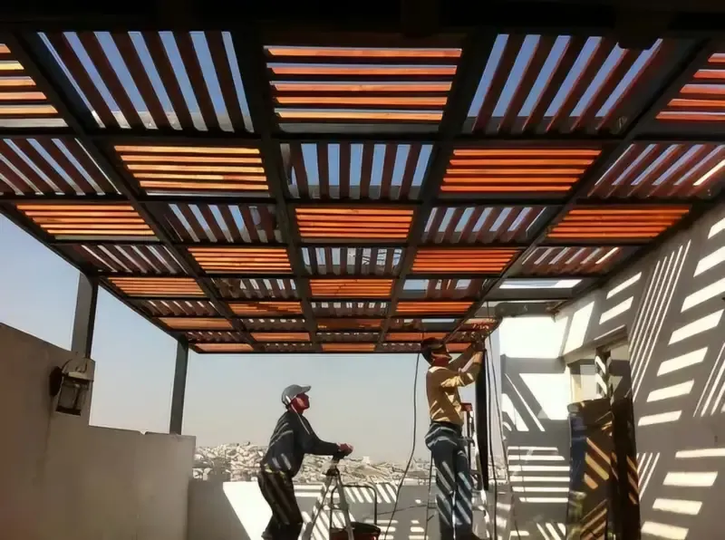 محداد مظلات جلسات خارجية وبرجولات في الجنوب وأبها وعسير