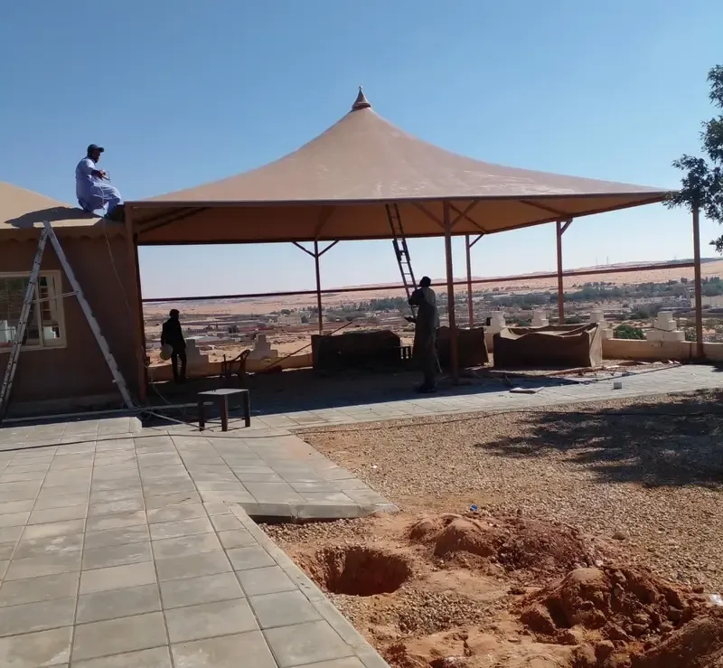 محداد مظلات جلسات خارجية وبرجولات في الجنوب وأبها وعسير