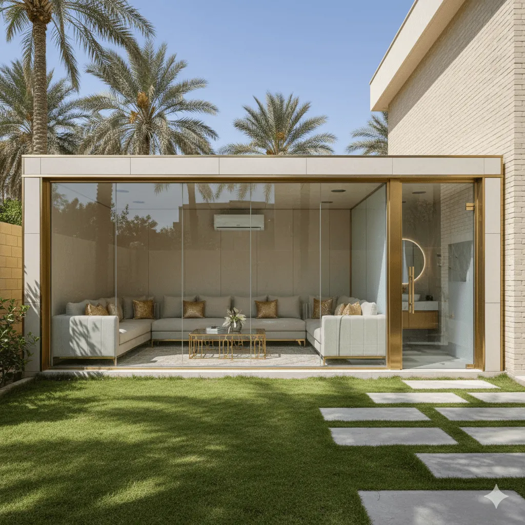 تركيب غرف ساندوتش بانل زجاجيةجاهزة بالجنوب للمخازن والمنازل