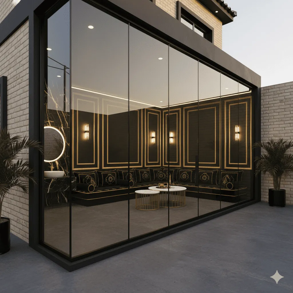 تركيب غرف ساندوتش بانل زجاجيةجاهزة بالجنوب للمخازن والمنازل