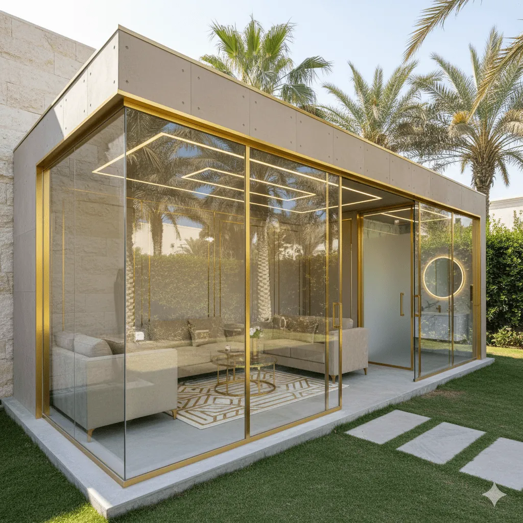 تركيب غرف ساندوتش بانل زجاجيةجاهزة بالجنوب للمخازن والمنازل