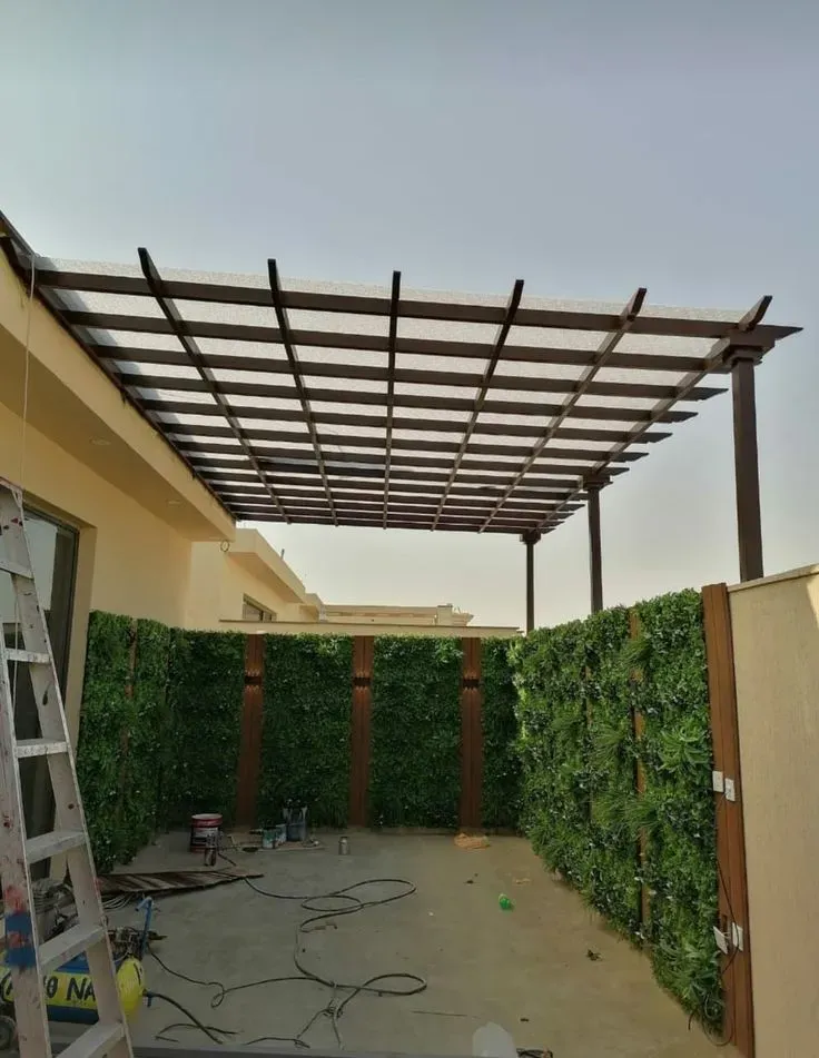 برجولات ديكور للمداخل بالجنوب – تضيف ظلال أنيقة وبصمة فنية