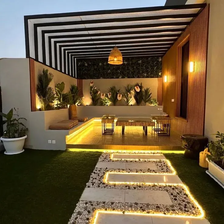 برجولات ديكور للمداخل بالجنوب – تضيف ظلال أنيقة وبصمة فنية