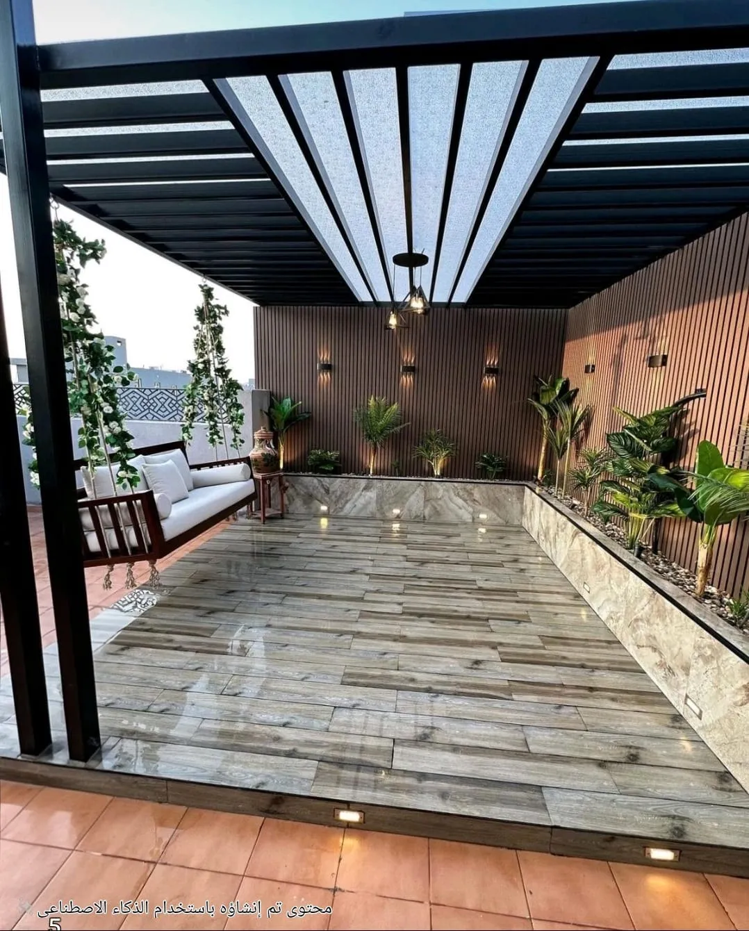 جلسات شتويه وبرجولات واحواض كلاسيكيه في عسير وأبها