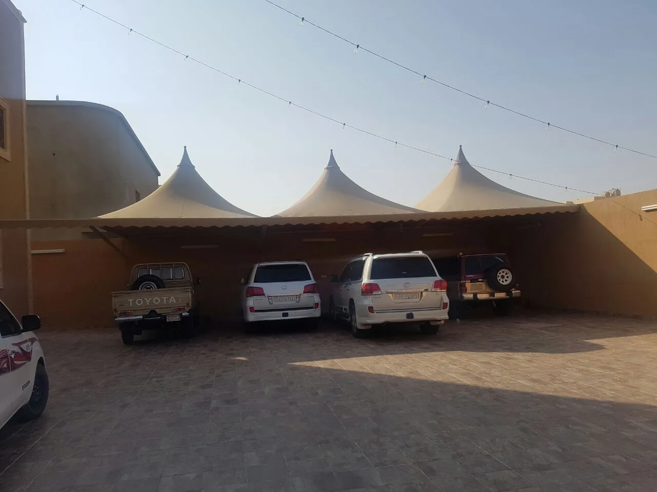 مظلات سيارات مظلات حدائق مظلات ممرات مظلات كابولي في أبها