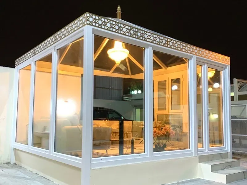 غرف إضافية خارجية وملاحق للاستراحة (أو للضيافة)في الجنوب 