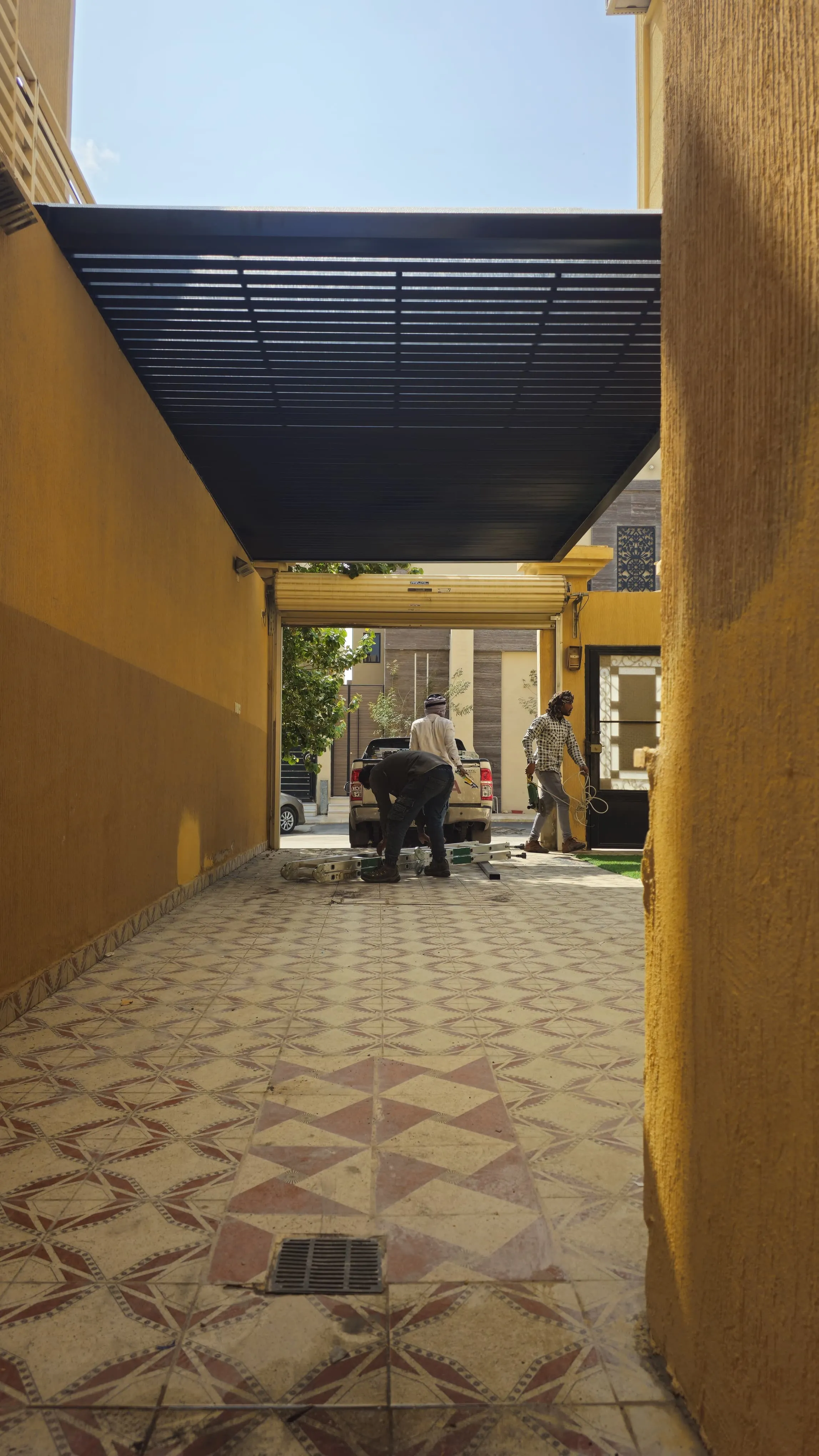 مظلات وسواتر الجنوب لاحواش الفلل منازل دليل الفخامة والحماية