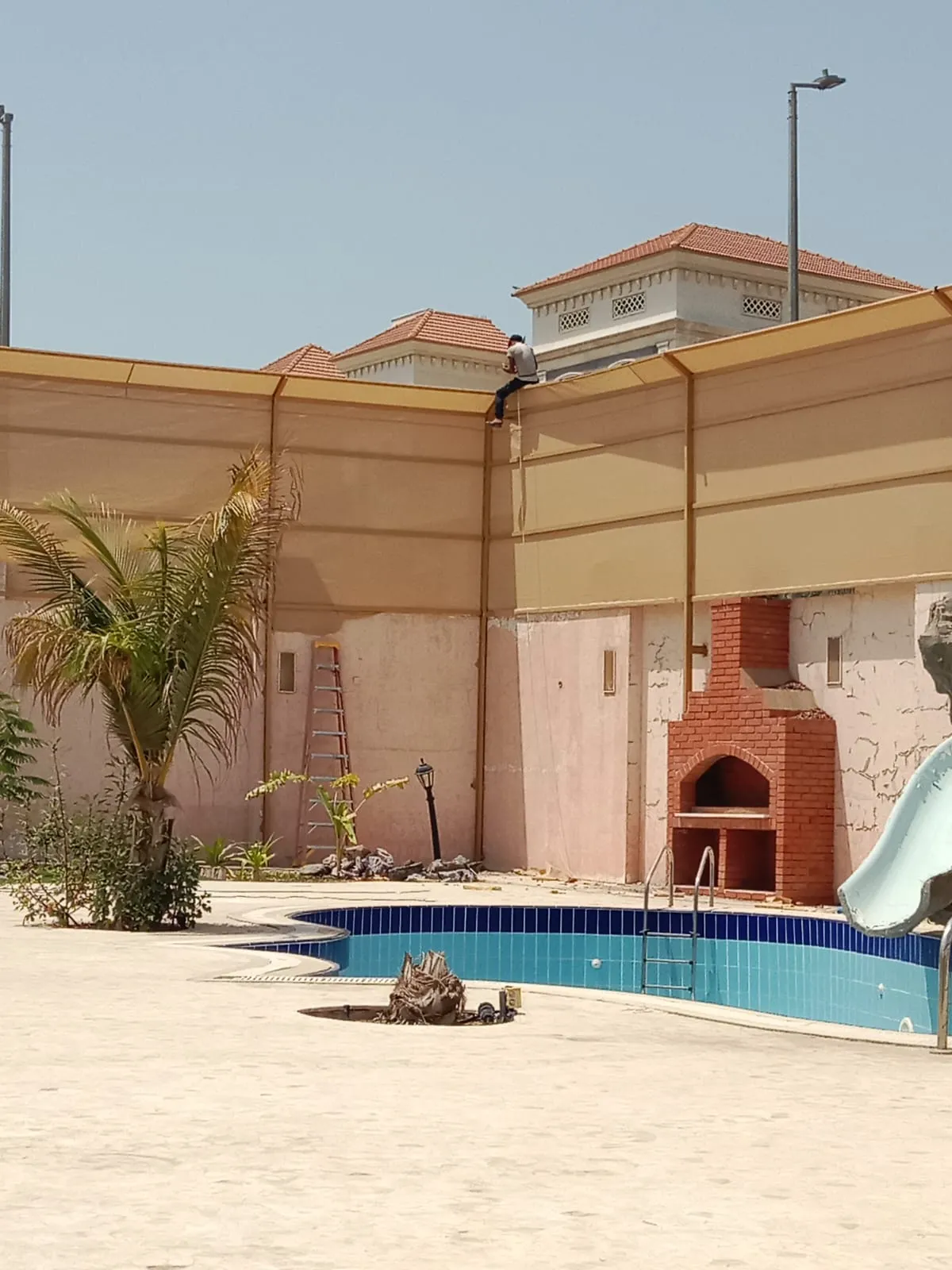 مظلات وسواتر الجنوب لاحواش الفلل منازل دليل الفخامة والحماية