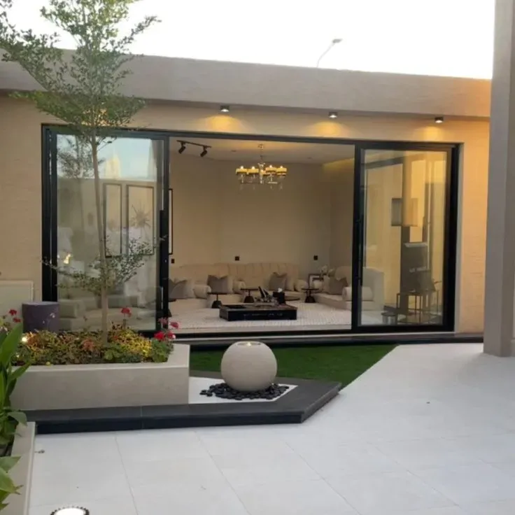 ارخص مقاول بناء مجلس خارجي في نجران وعسيربالحوش انيق زجاجي 