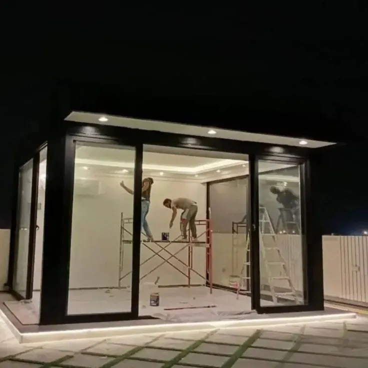 ارخص مقاول بناء مجلس خارجي في نجران وعسيربالحوش انيق زجاجي 