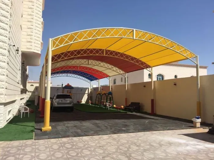 تركيب مظلات مداخل للمدارس والمنازل في الجنوب: حماية، فخامة