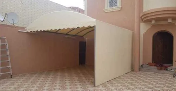 حداد مظلات مداخل فلل في الجنوب وعسير: تصاميم مودرن 