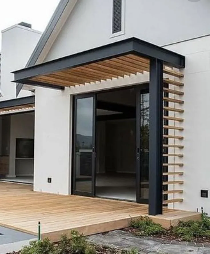 حداد مظلات مداخل فلل في الجنوب وعسير: تصاميم مودرن 