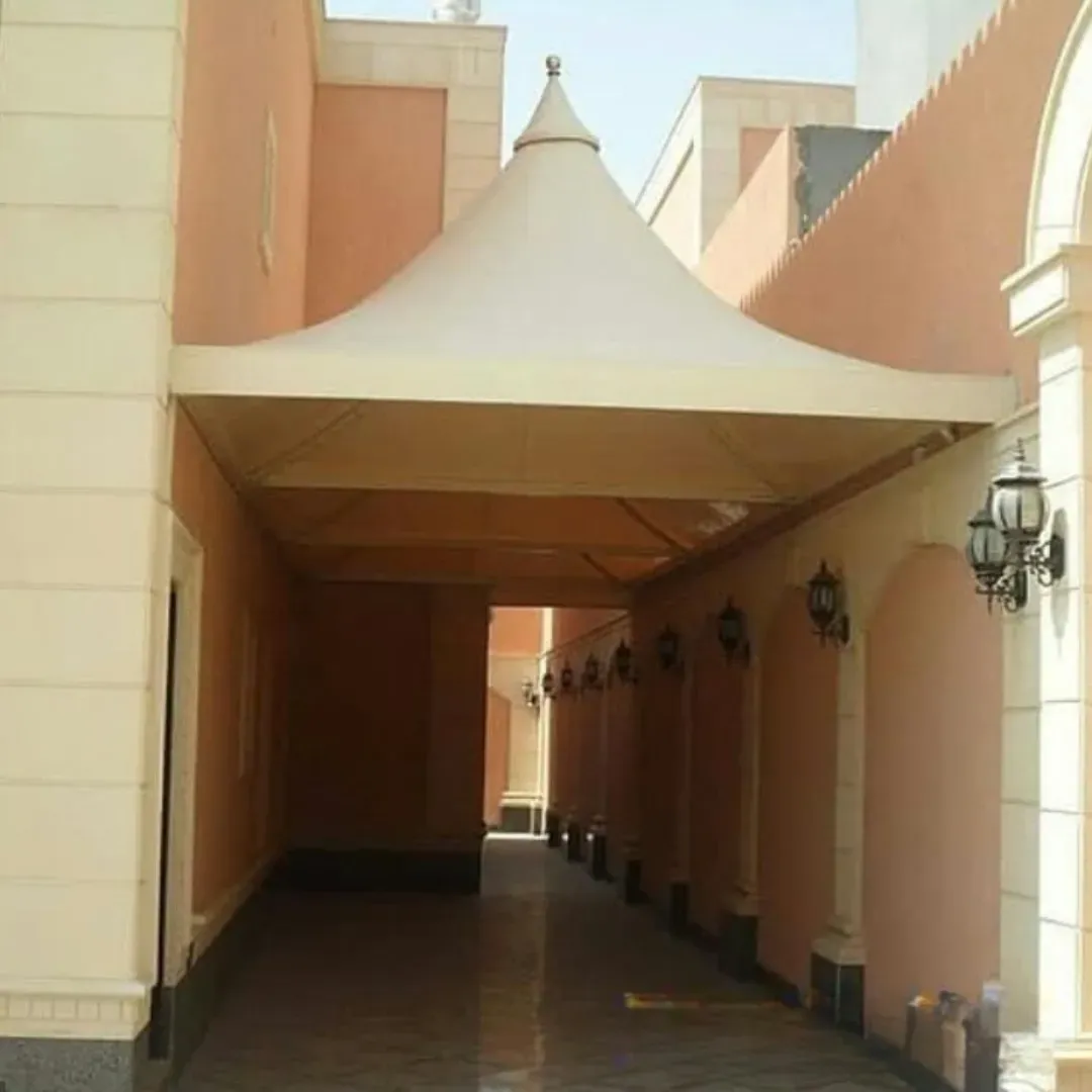 مظلات جلد PVCهرميه في بالجنوب: الجودة والمتانة بأسلوب عصري