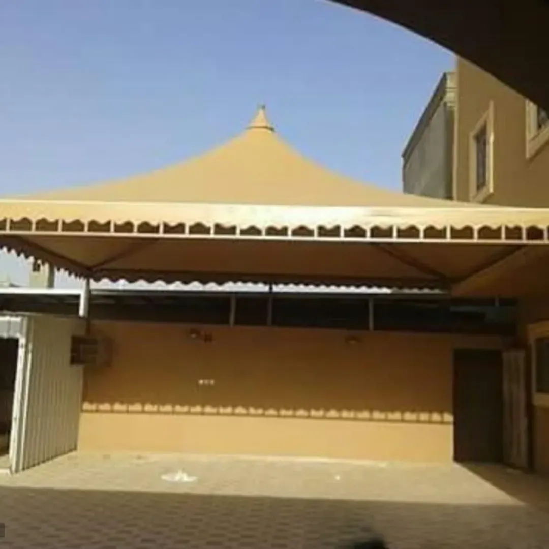 مظلات جلد PVCهرميه في بالجنوب: الجودة والمتانة بأسلوب عصري