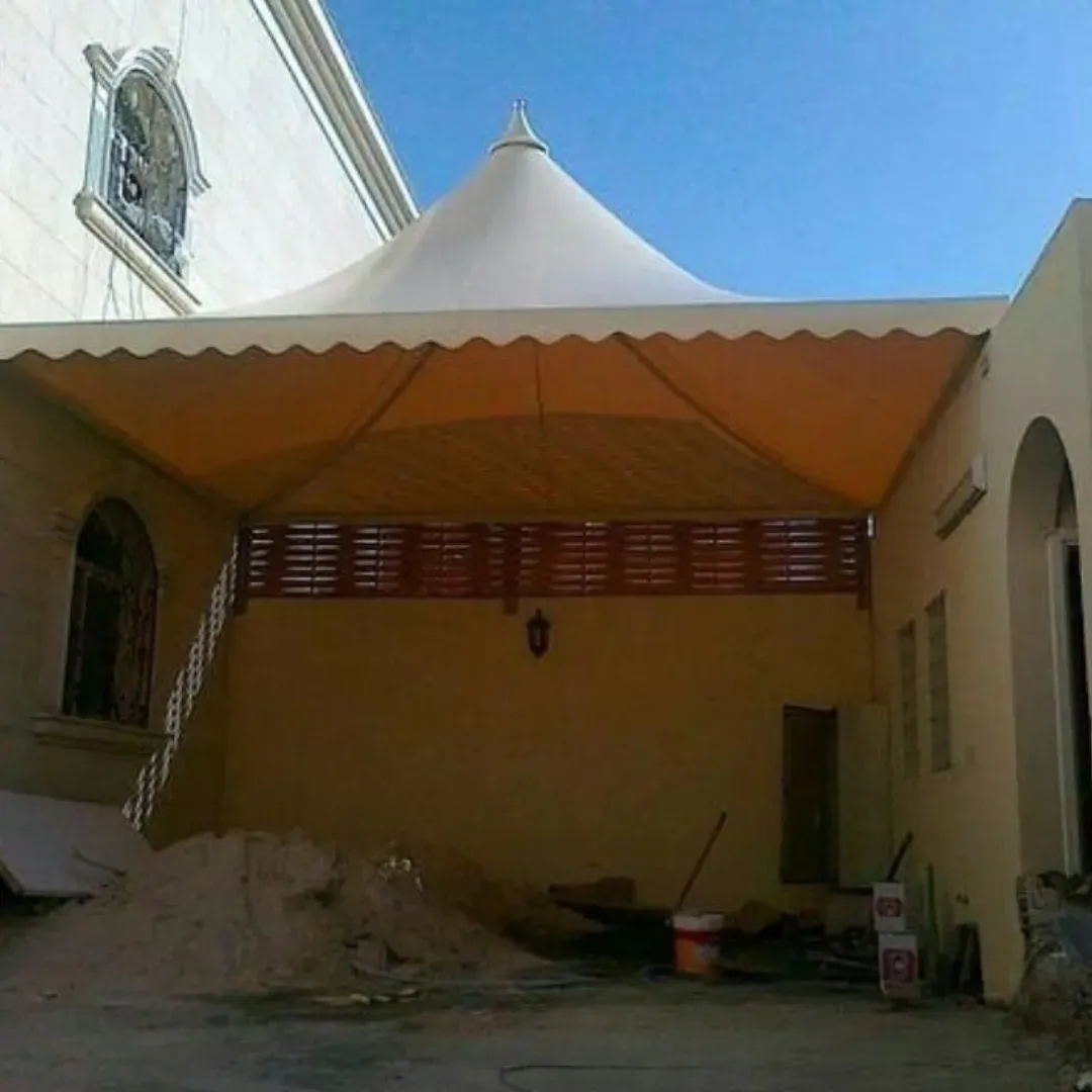 مظلات جلد PVCهرميه في بالجنوب: الجودة والمتانة بأسلوب عصري