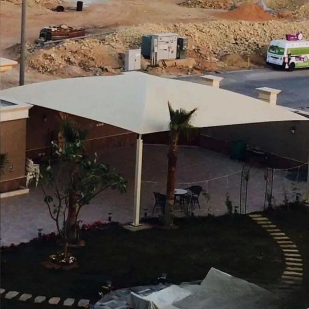 مظلات جلد PVCهرميه في بالجنوب: الجودة والمتانة بأسلوب عصري