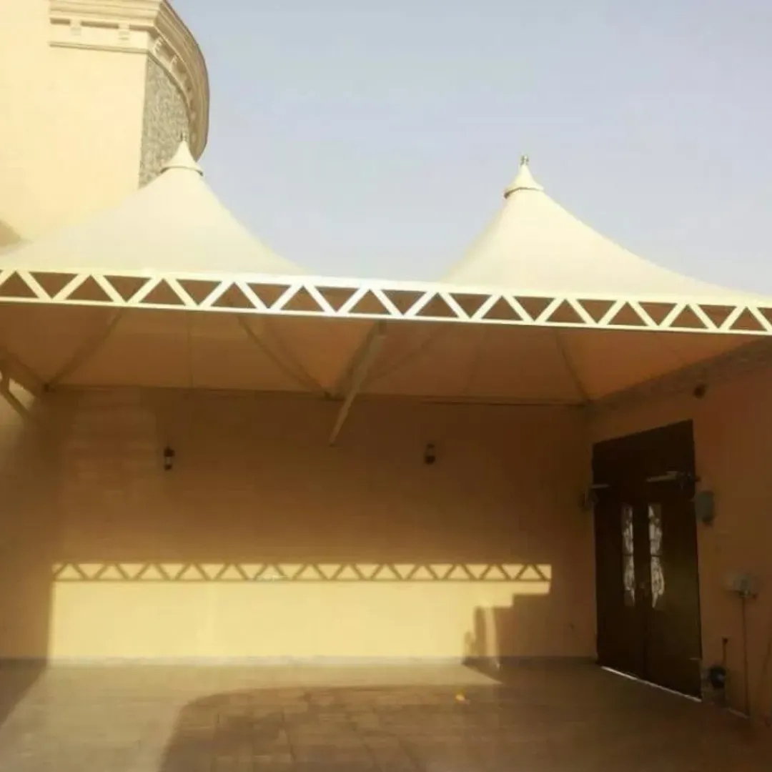 مظلات جلد PVCهرميه في بالجنوب: الجودة والمتانة بأسلوب عصري