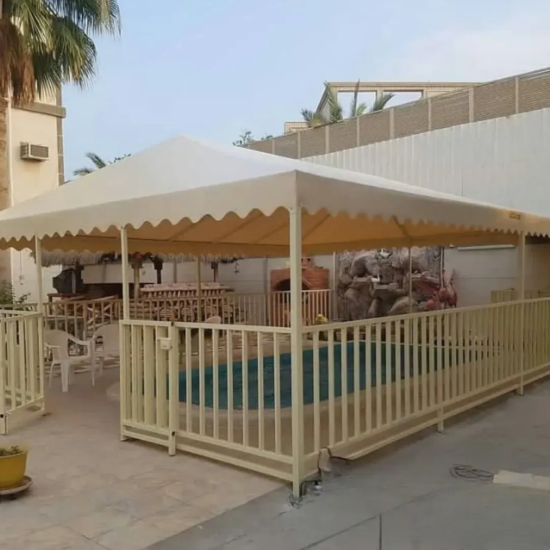 مظلات جلد PVCهرميه في بالجنوب: الجودة والمتانة بأسلوب عصري