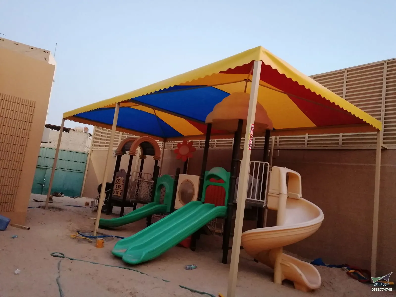 مظلات حدائق للمنزل في نجران بأشكال وصور مظلات حدائق خارجية 