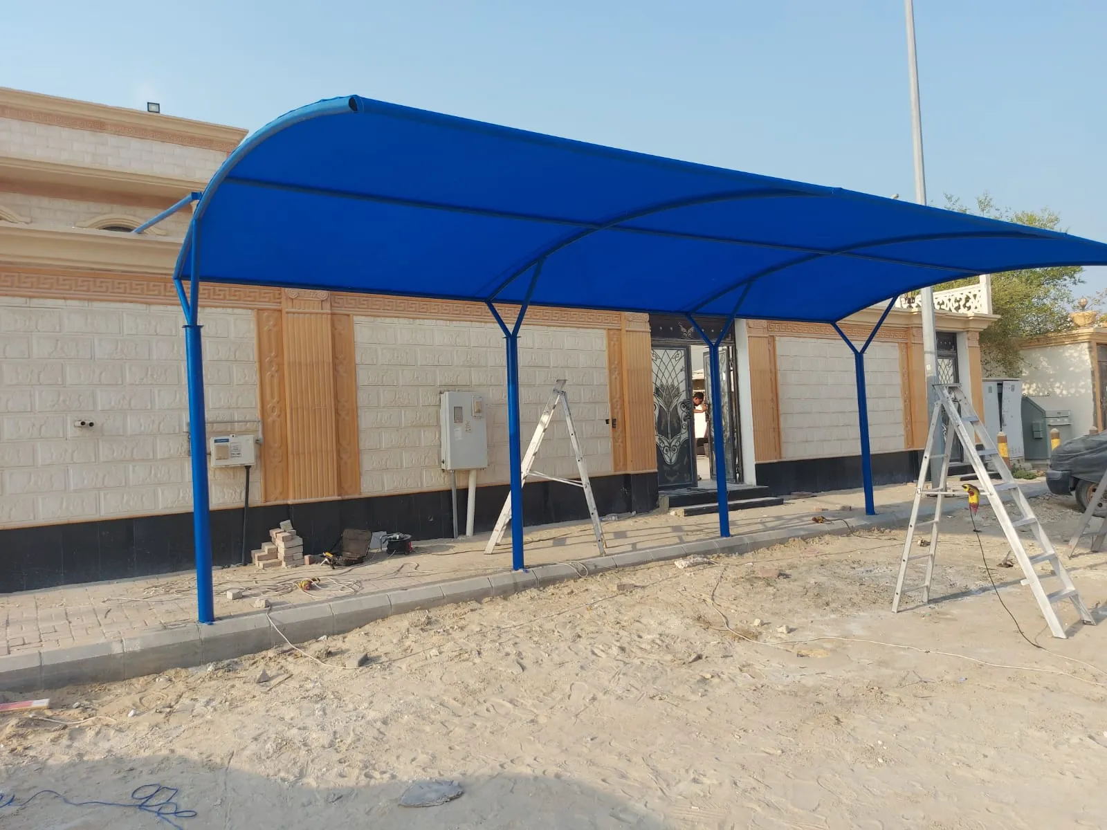 مظلات حدائق للمنزل في نجران بأشكال وصور مظلات حدائق خارجية 