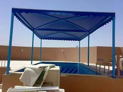 أفضل أنواع مظلات أحواش ومواقف سيارات في الجنوب وابهاء