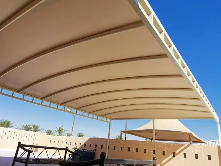 أفضل أنواع مظلات أحواش ومواقف سيارات في الجنوب وابهاء